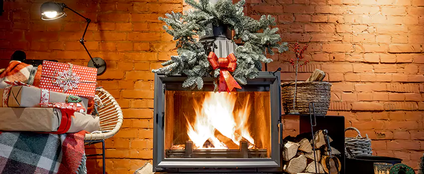 Travis Industries Linear Gas Fireplace Installation in Bartow, Florida